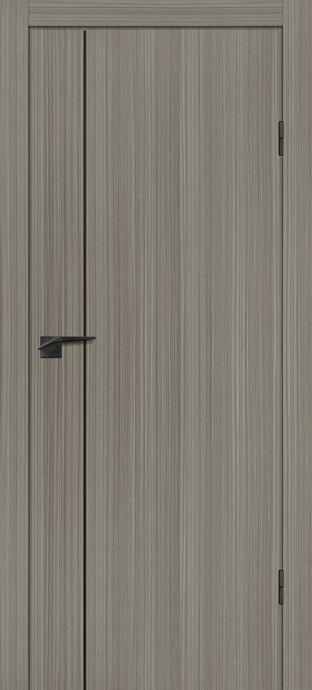 Фото Межкомнатная дверь P-21 AL черный молдинг Эвкалипт португальский