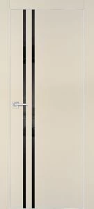 Межкомнатная дверь PX-11  AL кромка с 4-х ст. Бежевый матовый