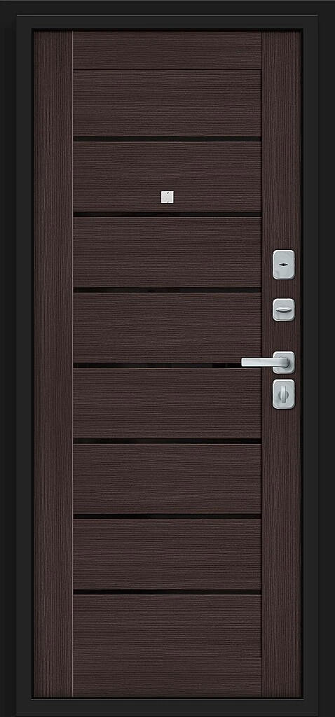 Входная дверь Прайм/BChrome Almon/Wenge Melinga BR6167 внутренняя сторона