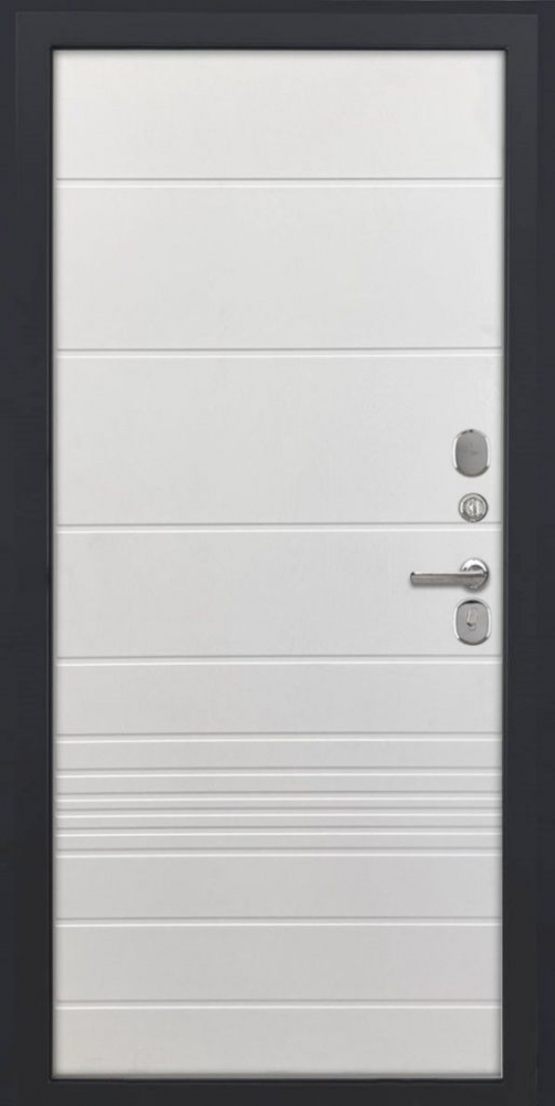 Входная дверь ДвериПРО Квадро ФЛ-700 (10мм, ясень белый) DPRO198008 внутренняя сторона