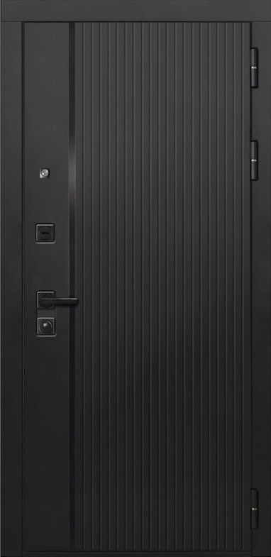 Входная дверь ДвериПРО L-45 ФЛ 244 беленый дуб DPRO198200 внешняя сторона