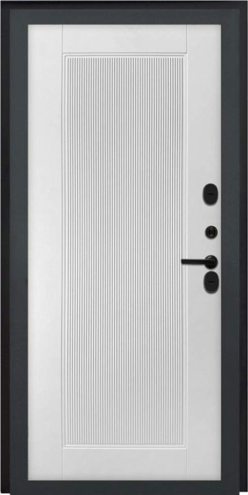 Входная дверь ДвериПРО L Термо ПВХ 10мм Астрод Velutto Bianco DPRO198157 внутренняя сторона