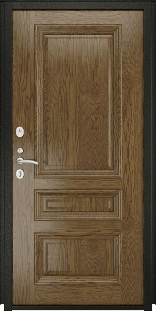 Входная дверь ДвериПРО Аура Фараон-2 (16мм, светлый мореный дуб) DPRO196036 внутренняя сторона