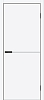 Межкомнатная дверь Браво-0.21 П White Silk BR5910